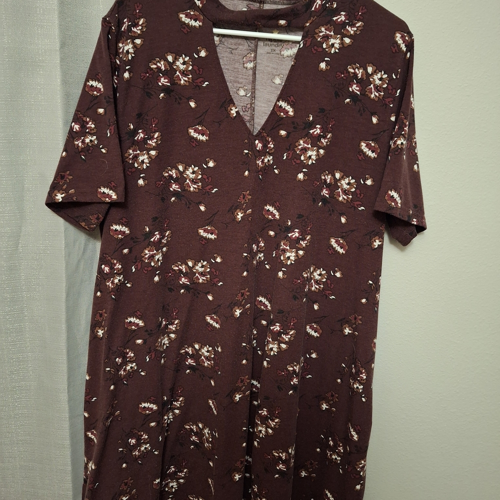 Hippie Laundry Brown Floral Top